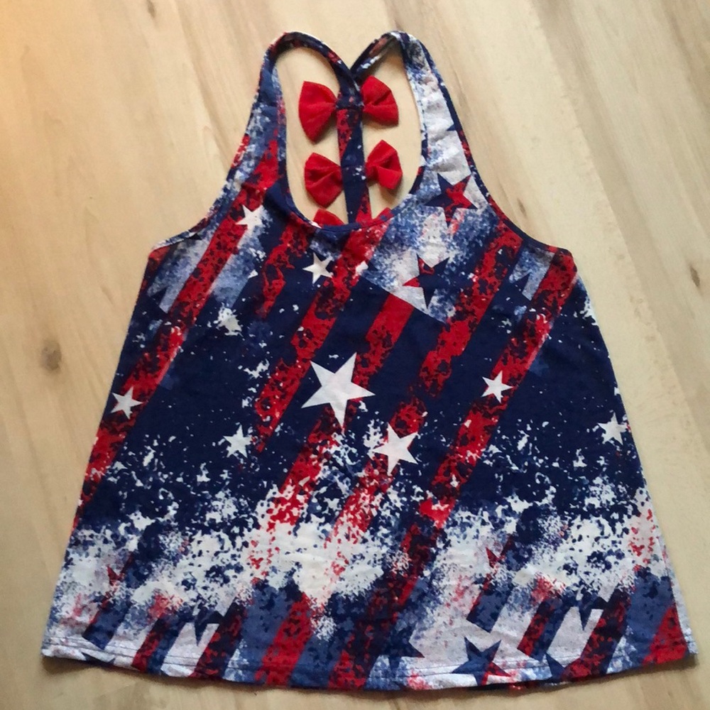 Red White & Blue Tank Top